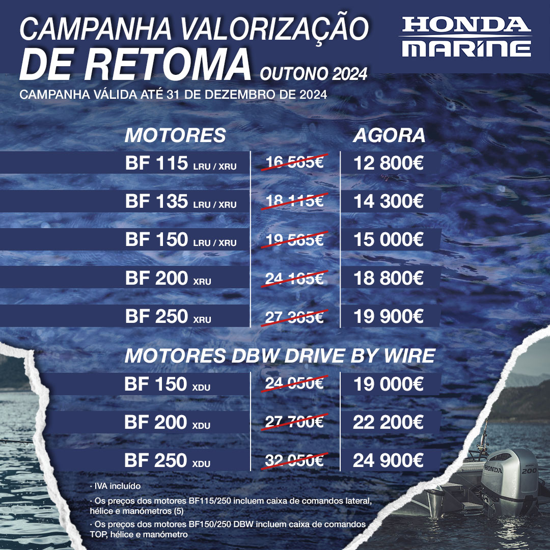 CAMPANHA HONDA OUTONO 2024 PREÇOS